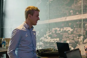 Photo of Rien Heuver during a workshop